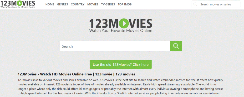 123Movies Estimated Traffic And Earning