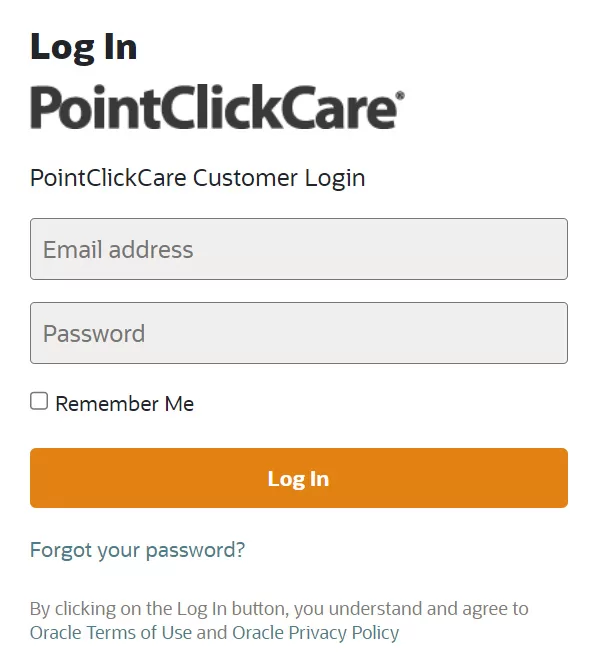 How to Log in to Point Click Care