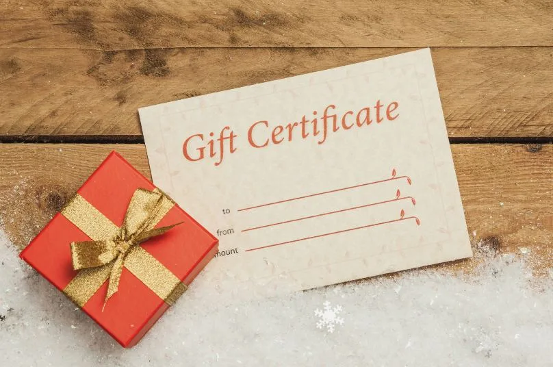 Gift Certificates_ A unique way to express care and attention