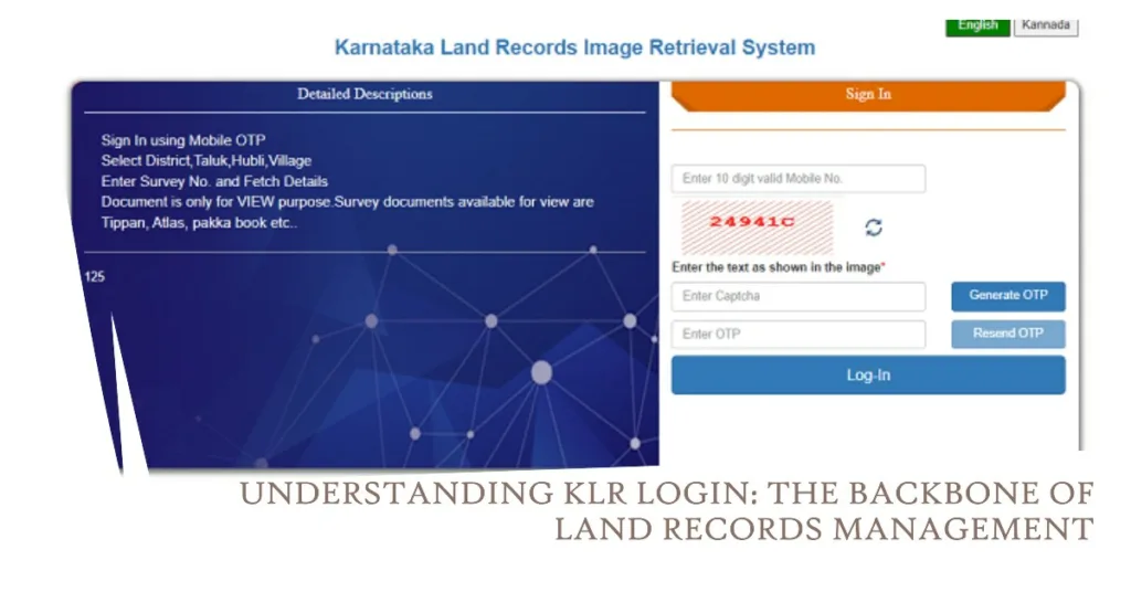Understanding KLR Login: The Backbone of Land Records Management