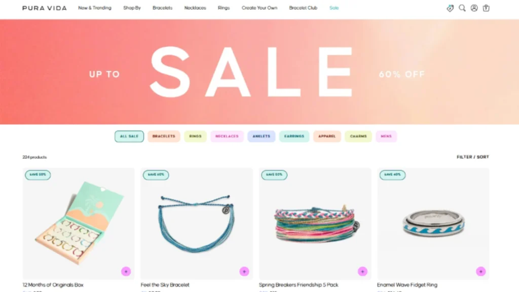 20% Off On Puravida Bracelets With Code WELCOME20