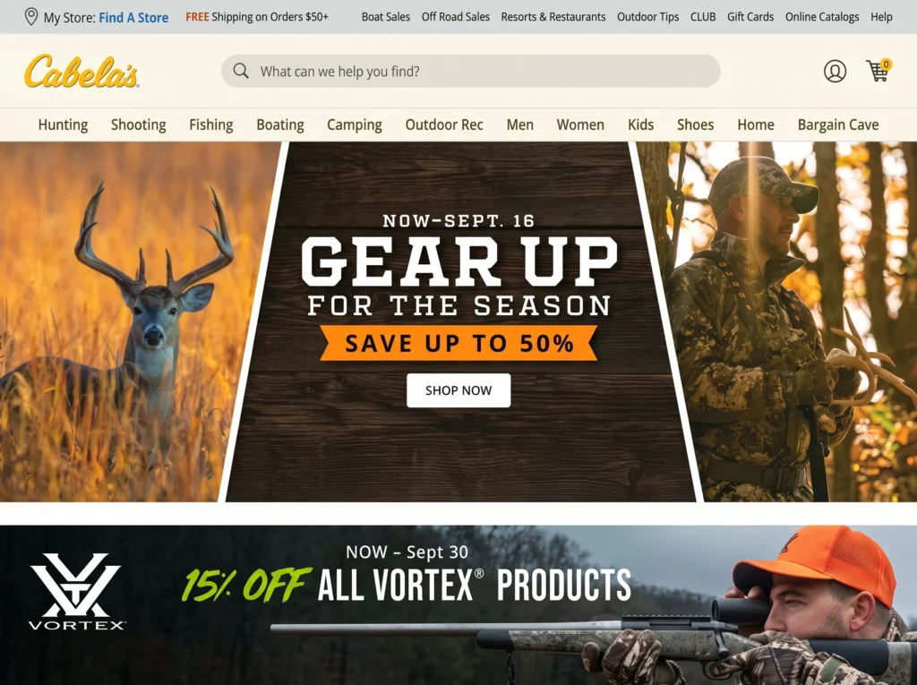 Cabela's Gear Up Sale What Up To 50% Actually Gets You