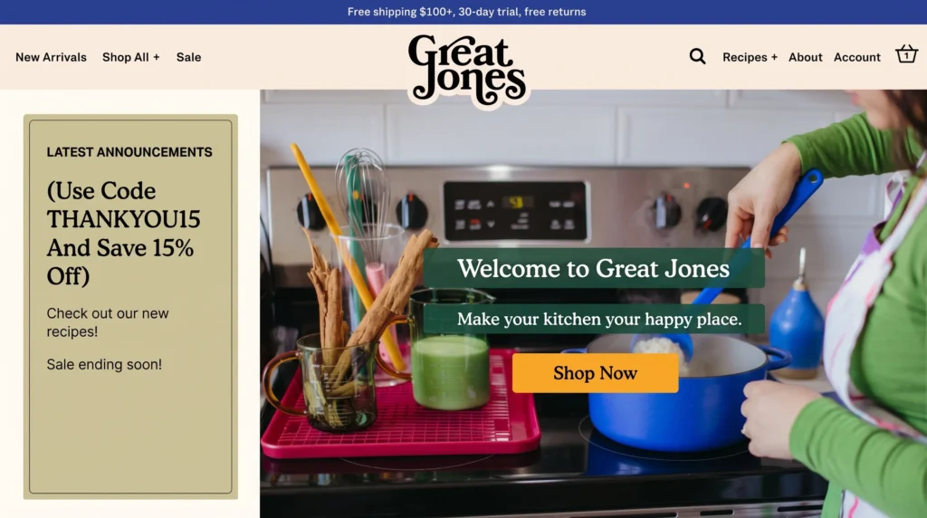Great Jones Sale Or THANKYOU15 Which One Saves More On Cookware