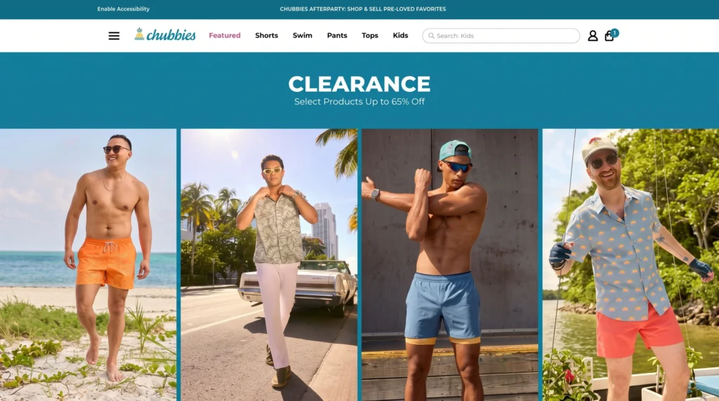 WELCOME15 Saves 15% On Chubbies Shorts Clearance Sale Saves 65% On Products