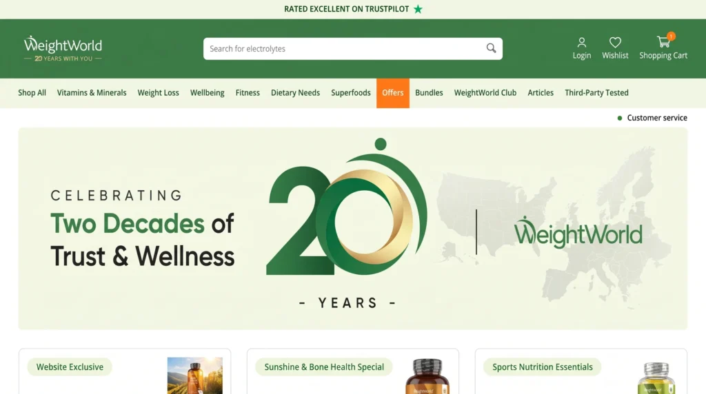 ROSALIND30 Takes 30% Off WeightWorld UK Supplements As Vitamin D Season Starts