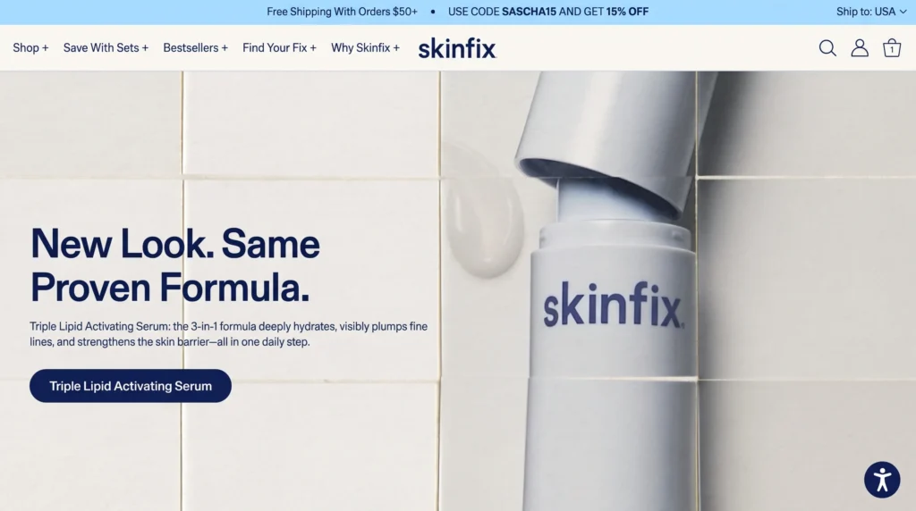 Skinfix Promo Code SASCHA15: 15% Off Barrier Repair Skincare