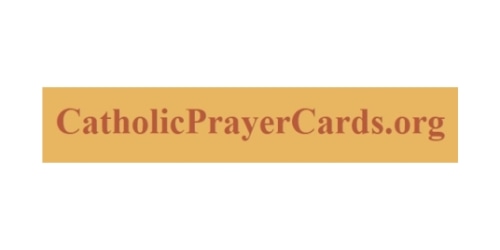 Catholic Prayer Cards discount code