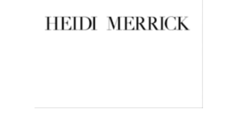Heidi Merrick discount code